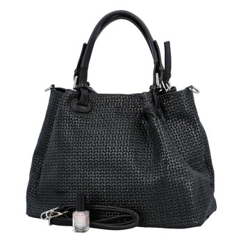 Originální dámská kožená kabelka černá - Delami Katriel
