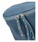 Luxusní kožená kabelka ledvinka bledě modrá - ItalY Banana