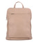 Dámský kožený batůžek kabelka růžový - ItalY Houtel