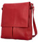 Dámská kožená kabelka tmavě červená - ItalY Ellie