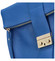Dámský kožený batoh královsky modrý - ItalY Ahmedus