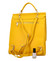 Dámský kožený batoh žlutý - ItalY Malechio
