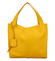 Dámská kožená kabelka žlutá - ItalY Methy