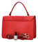 Dámská kožená kabelka do ruky červená - ItalY Diana