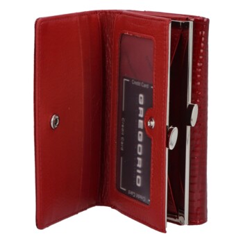 Dámská kožená peněženka červená - Gregorio Gilliana