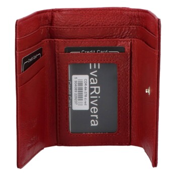 Dámská kožená peněženka červená - Ellini Vextra