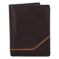 Pánská kožená peněženka tmavě hnědá - Diviley Earl