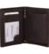 Pánská kožená peněženka tmavě hnědá - Diviley Earl