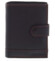 Pánská kožená peněženka černo/červená- Bellugio Ernesto