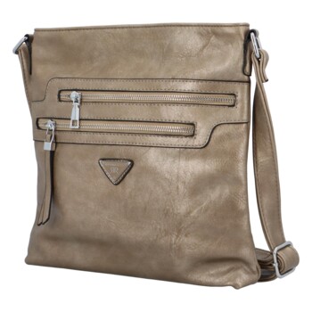 Dámská crossbody kabelka bronzově stříbrná - Romina Dresap