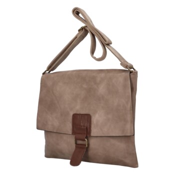 Dámská crossbody kabelka taupe - Paolo Bags Adsaast