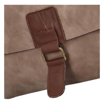 Dámská crossbody kabelka taupe - Paolo Bags Adsaast