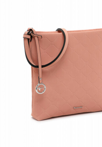 Dámská crossbody kabelka lososově růžová - Tamaris Louise