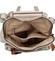 Dámský městský batoh kabelka béžový - Paolo Bags Buginolli