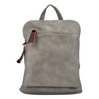 Dámský městský batoh kabelka šedý - Paolo Bags Buginolli