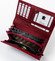 Dámská peněženka kožená lakovaná červená - Cavaldi H201DBF