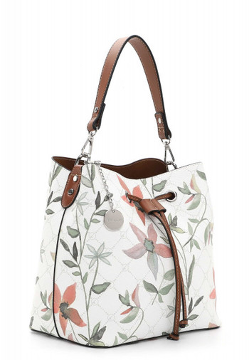 Luxusní dámská kabelka přes rameno bílá - Tamaris Leilas Flower