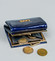 Malá dámská peněženka kožená královsky modrá - Lorenti 55287SH