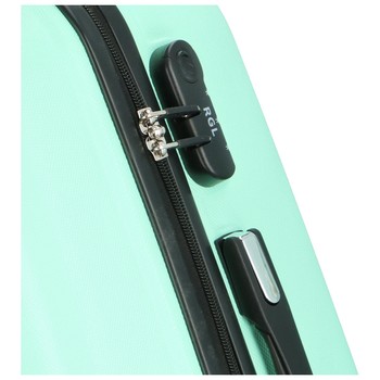 Stylový pevný kufr světlý mátově zelený - RGL Paolo M
