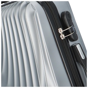 Originální pevný kufr stříbrný - RGL Fiona S