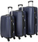 Skořepinové cestovní kufry tmavě modrý sada - RGL Blant S, M, L