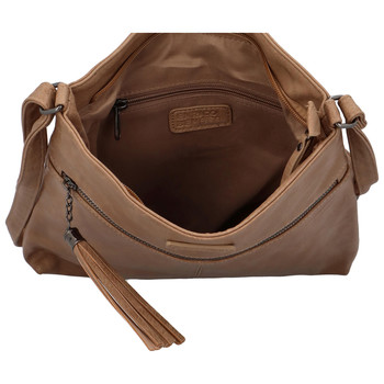 Dámská crossbody kabelka camel - Enrico Benetti Loyden