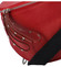 Luxusní kožená kabelka ledvinka tmavě červená - ItalY Banana