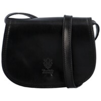 Dámská kožená crossbody černá - Delami Belinda