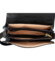 Dámská kožená crossbody černá - Delami Belinda