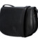 Dámská kožená crossbody kabelka černá - Delami Elrosa