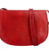 Dámská kožená crossbody kabelka červená - Delami Elrosa