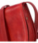 Dámská kožená crossbody kabelka červená - Delami Elrosa