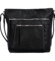 Dámská crossbody kabelka černá - Paolo bags Saneka