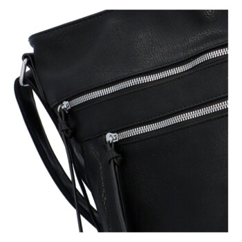 Dámská crossbody kabelka černá - Paolo bags Saneka