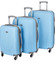 Stylový pevný kufr světle modrý sada - RGL Paolo S, M, L