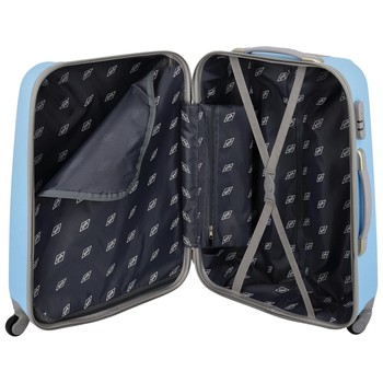 Stylový pevný kufr světle modrý - RGL Paolo L
