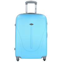 Stylový pevný kufr světle modrý - RGL Paolo M