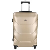 Skořepinový cestovní kufr zlatě béžový - RGL Hairon M