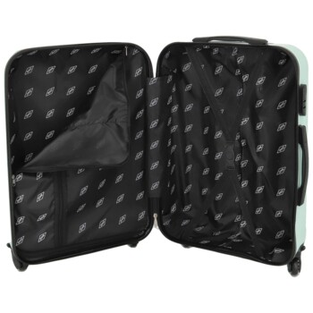 Skořepinový cestovní kufr světlý mentolově zelený - RGL Jinonym S