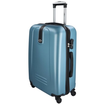 Skořepinový cestovní kufr bledě modrý - RGL Jinonym S