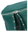 Luxusní kožená kabelka ledvinka tmavě zelená - ItalY Banana