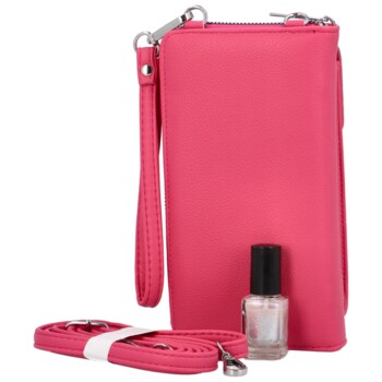 Dámská crossbody kabelka fuchsiová - Paolo bags Oresta