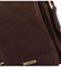 Pánská kožená taška na doklady přes rameno hnědá - SendiDesign Didier SP