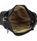 Dámská kožená kabelka přes rameno černá - Delami Jody