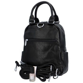 Originální dámský batůžek kabelka černý - Silvia Rosa Begamile