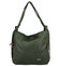 Dámská kabelka batoh tmavě zelená - Coveri Silviana