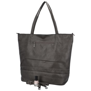 Velká dámská kabelka šedá - Coveri Milly