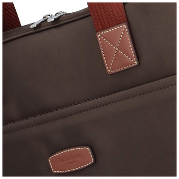 Luxusní taška na notebook tmavě hnědá - Hexagona 171176