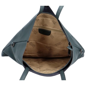 Dámská kabelka přes rameno tmavě zelená - Coveri Afrakta