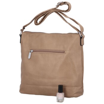 Dámská crossbody kabelka taupe - Coveri Beakty